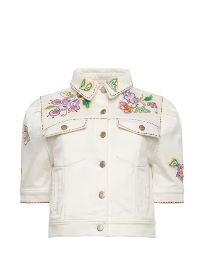 Cinq À Sept Cinq A Sept Jardin Boheme Carley Jacket In White