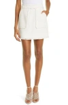 Cinq À Sept Cinq A Sept Jaycie Fringe Mini Skirt In Gardenia