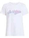 Cinq À Sept Cinq A Sept Je Taime Logo Shrunken Tee In White