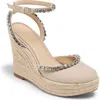 Cinq À Sept Jeanne Crystal Espadrille Wedge
