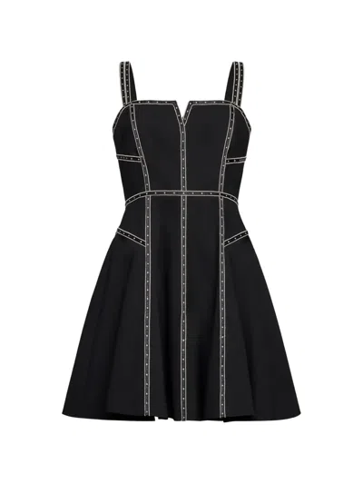 Cinq À Sept Cinq A Sept Jelena Ribbon Embellished Dress In Multi