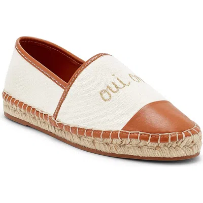 Cinq À Sept Jenna Denim Espadrille In White