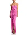 Cinq À Sept Jennette Ruffle Detail Strapless Gown