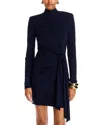 Cinq À Sept Cinq A Sept Joelene Tie Waist Dress In Navy