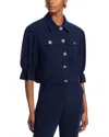Cinq À Sept Cinq A Sept Julieta Cropped Jacket In Navy