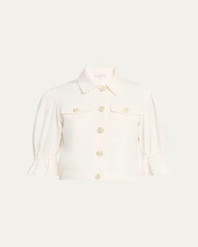 CINQ À SEPT JULIETA PUFF-SLEEVE JACKET