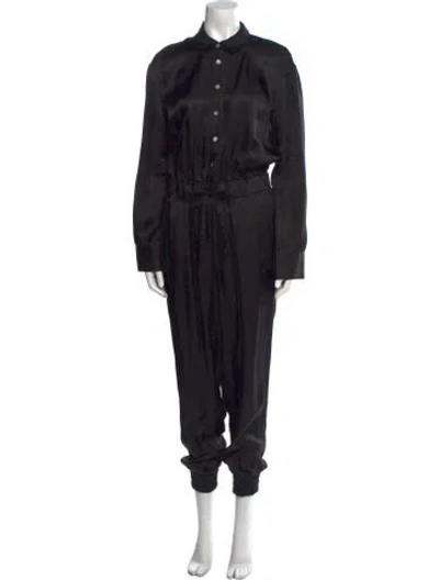Pre-owned Cinq À Sept Jumpsuit In Black