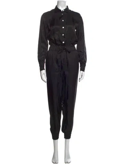 Pre-owned Cinq À Sept Jumpsuit In Black