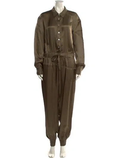 Pre-owned Cinq À Sept Jumpsuit In Neutral