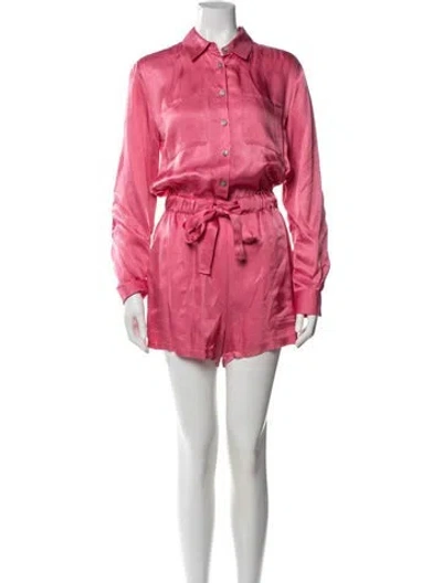 Pre-owned Cinq À Sept Jumpsuit In Pink