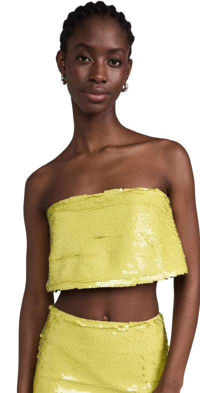 Cinq À Sept Jupiter Top Fresh Lime In Green