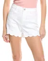 Cinq À Sept Cinq A Sept Kaia Scalloped Hem Shorts In White