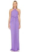 Cinq À Sept Cinq A Sept Kaily Gown In Plum Burst