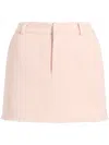 Cinq À Sept Kalina Textured Mini Skirt In Pink