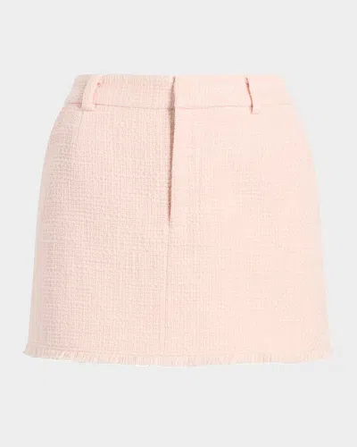 CINQ À SEPT KALINA TEXTURED MINI SKIRT