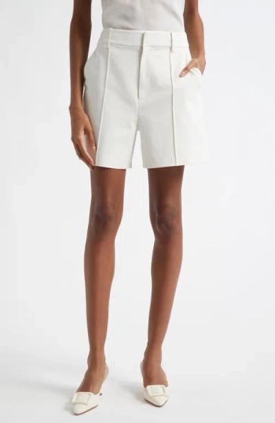 Cinq À Sept Kallen Stretch Shorts In Ivory
