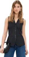 Cinq À Sept Kallen Vest In Black