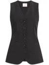 Cinq À Sept Kallen Vest In Black