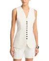 Cinq À Sept Kallen Tailored Vest In Ivory