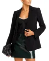 Cinq À Sept Karlie Notched-lapel Single-breasted Blazer In Black