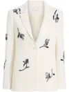 Cinq À Sept Karlie Blazer In Neutrals