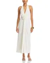 Cinq À Sept Kathleen Halter Midi Dress In Ivory