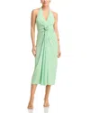 Cinq À Sept Cinq A Sept Kathleen Rosette Ruched Dress In Patina