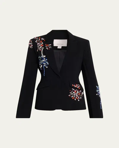 Cinq À Sept Kendall Twilight Spark Jacket In Black