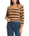 Cinq À Sept Keren Pullover In Brown