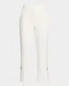 Cinq À Sept Rhinestone Pin Kerry Pant In Ivory In Neutral