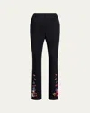 Cinq À Sept Kerry Sequined Pants In Blackmulti