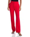 Cinq À Sept Cinq A Sept Kerry Slim Straight Leg Pants In Red