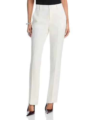 Cinq À Sept Cinq A Sept Kerry Slim Straight Leg Pants In White