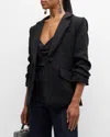 Cinq À Sept Khloe Boucle Blazer In Black