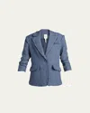 Cinq À Sept Khloe Boucle Blazer In Shadow