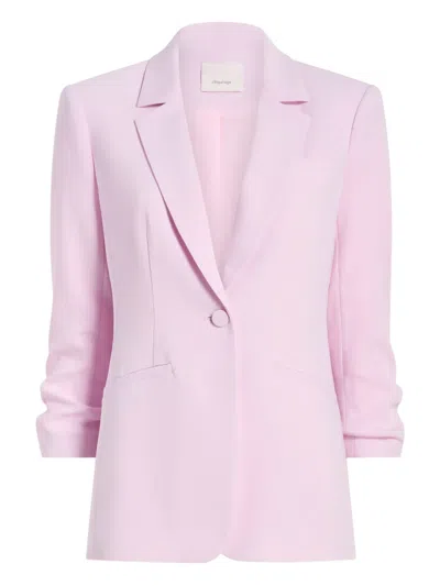Cinq À Sept Khloe Butttoned Blazer In Pink