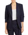 Cinq À Sept Cinq A Sept Khloe Denim Blazer In Blue