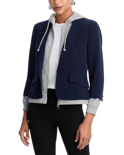 Cinq À Sept Cinq A Sept Khloe Hooded Blazer In Blue