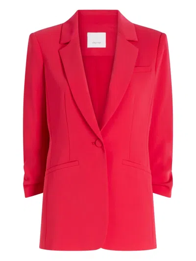 Cinq À Sept Khloe Three-quarter Sleeve Blazer In Pink