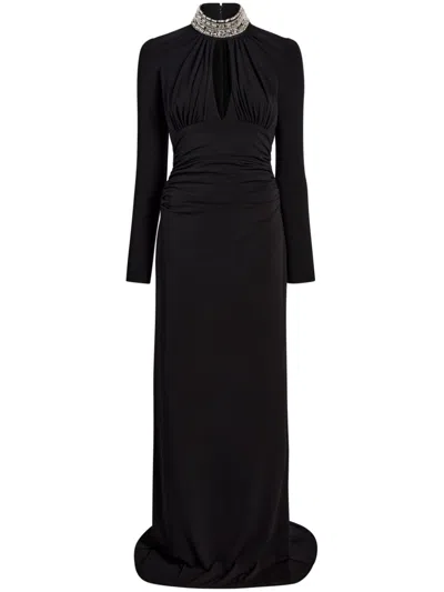 Cinq À Sept Kimbra Gown In Black In Schwarz