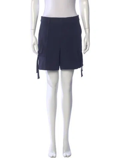 Pre-owned Cinq À Sept Knee-length Shorts In Blue