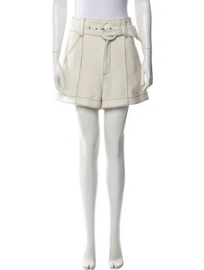Pre-owned Cinq À Sept Knee-length Shorts In Neutral