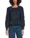 Cinq À Sept Kumiko Jacket In Blue