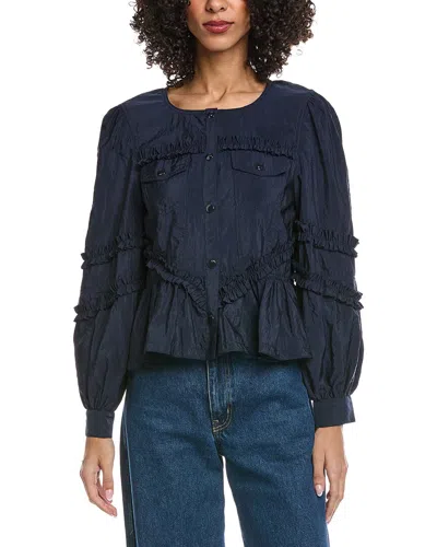 Cinq À Sept Kumiko Jacket In Blue