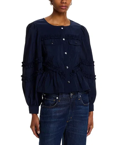 Cinq À Sept Cinq A Sept Kumiko Jacket In Navy