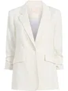 Cinq À Sept Kylie Linen Blazer In Multi