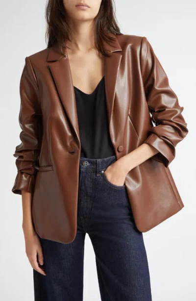 Cinq À Sept Cinq A Sept Kylie Faux Leather Jacket In Espresso
