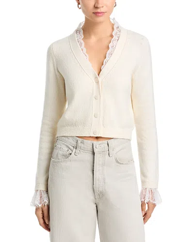 Cinq À Sept Cinq A Sept Lace Nikko Cardigan In Neutral