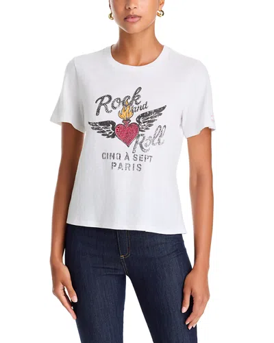 Cinq À Sept Cinq A Sept Lamour Rock Graphic Tee In White