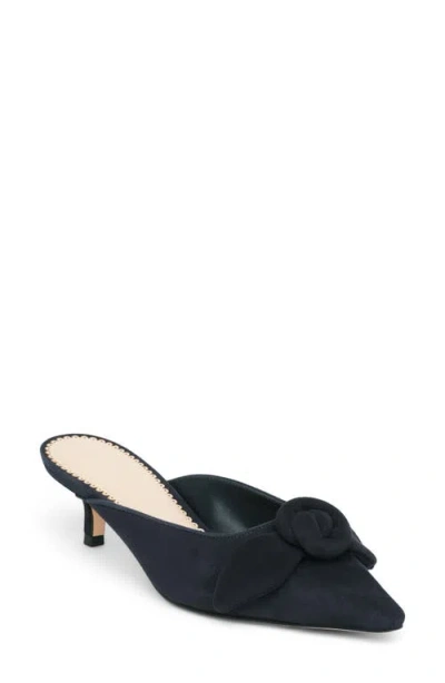 Cinq À Sept Layla Kitten Heel Mule In Blue